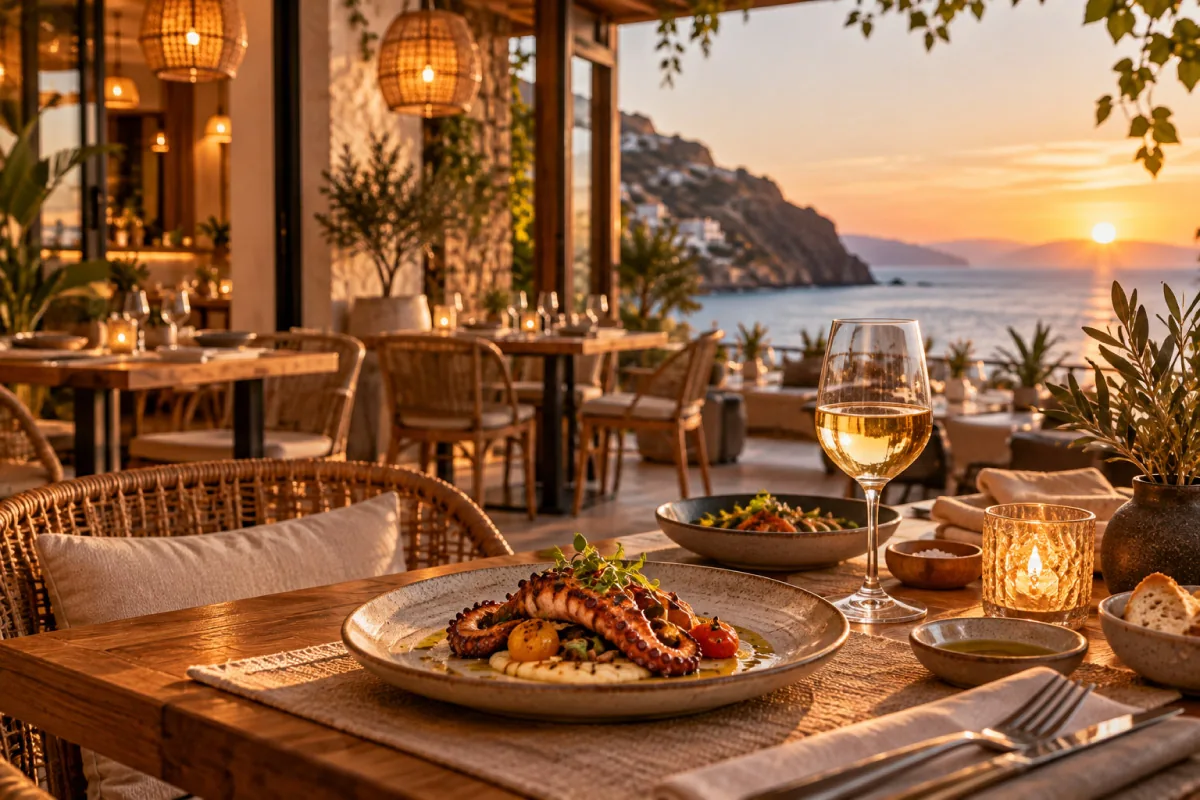 Concepto de marketing para restaurante
